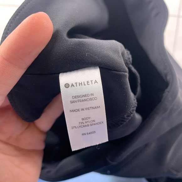 Athleta Pants Womens XS Black Stellar Crop Pull On Casual Travel Comfort Active - Picture 5 of 10